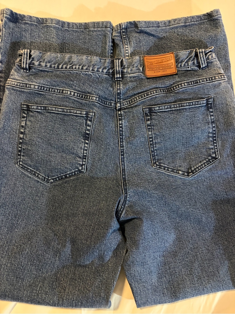 Pendleton vintage women’s Relaxed Blue Denim Jeans Size 14 high rise bootcut